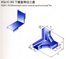 XQJ-C-3G下垂直等径三通
